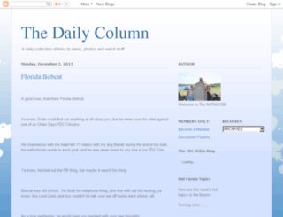 thedailycolumn.blogspot.com screenshot