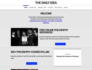 thedailyidea.org screenshot