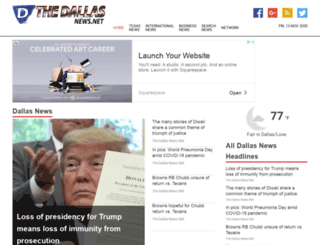 thedallasnews.net screenshot