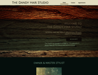 thedandyhairstudio.com screenshot