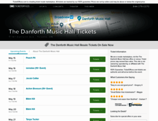 thedanforthmusichall.ticketoffices.com screenshot