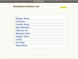 thedataevolution.net screenshot