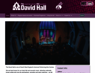 thedavidhall.org.uk screenshot