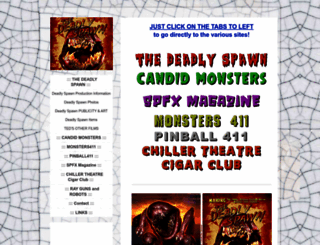 thedeadlyspawn.com screenshot