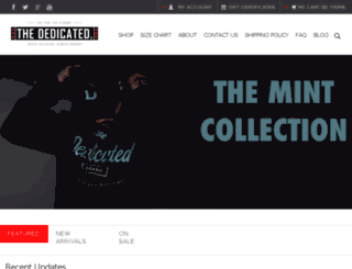 thededicated-brand.com screenshot