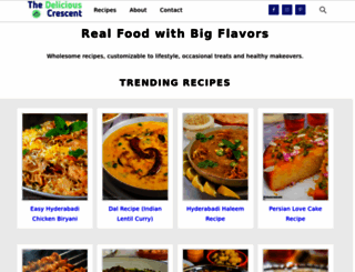 thedeliciouscrescent.com screenshot