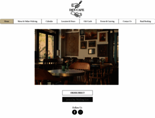 thedencafeoc.com screenshot