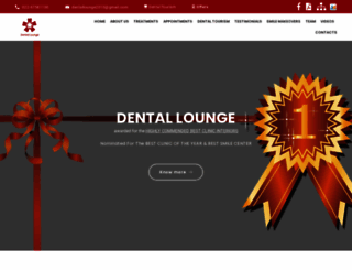thedentallounge.in screenshot
