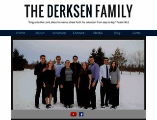 thederksenfamily.com screenshot