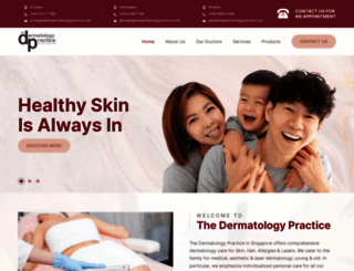thedermatologypractice.com screenshot