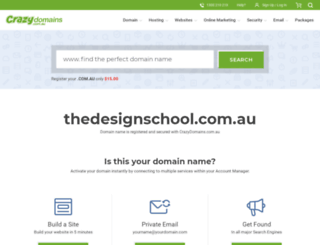 thedesignschool.com.au screenshot