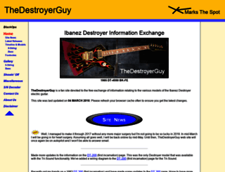 thedestroyerguy.info screenshot