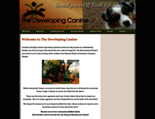 thedevelopingcanine.com screenshot