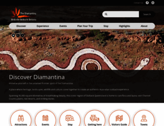 thediamantina.com.au screenshot