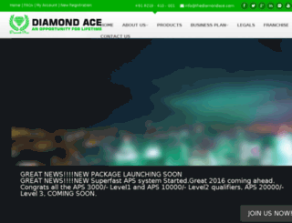 thediamondace.com screenshot