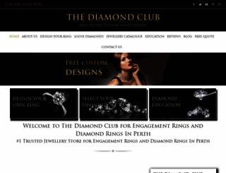 thediamondclub.com.au screenshot