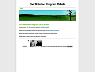 thedietsolutionprogram.weebly.com screenshot