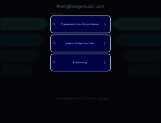 thedigitalagemusic.com screenshot