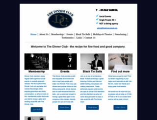 thedinnerclubuk.com screenshot