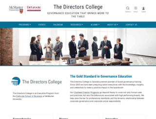 thedirectorscollege.com screenshot