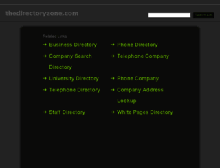 thedirectoryzone.com screenshot