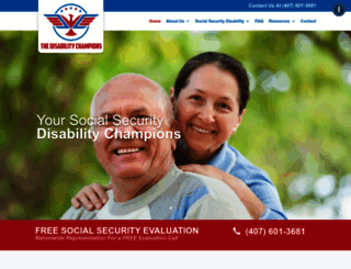thedisabilitychampions.com screenshot