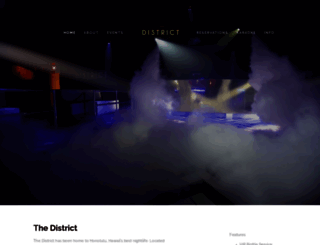 thedistrictnightclub.com screenshot