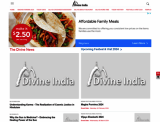 thedivineindia.com screenshot