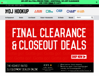 thedjhookup.com screenshot