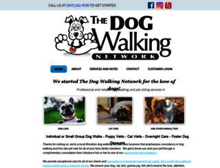 thedogwalkingnetwork.com screenshot