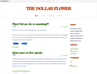 thedollarflower.weebly.com screenshot