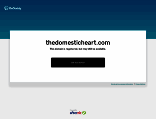 thedomesticheart.com screenshot