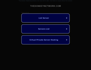 thedonkeynetwork.com screenshot