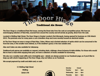 thedoorhinge.co.uk screenshot