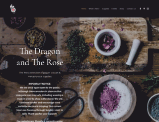 thedragonandtherose.com screenshot