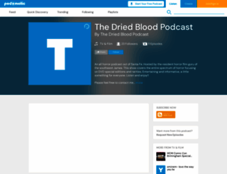 thedriedbloodpodcast.podomatic.com screenshot