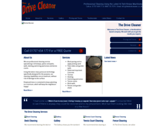 thedrivecleaner.co.uk screenshot