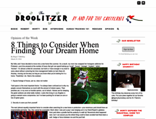 thedroolitzer.com screenshot