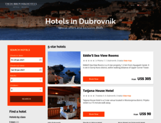 thedubrovnikhotels.com screenshot