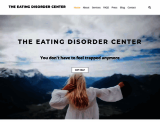 theeatingdisordercenter.com screenshot