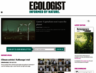 theecologist.org screenshot