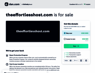 theeffortlesshost.com screenshot