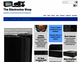 theelectronicsshop.co.uk screenshot