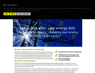 theenergycompany.co.uk screenshot