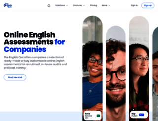theenglishquiz.com screenshot