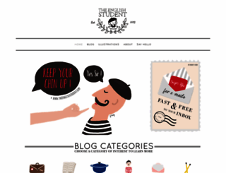 theenglishstudent.com screenshot