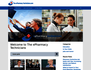 theepharmacytechnicians.com screenshot
