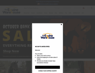 theequinewarehouse.com screenshot