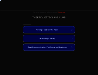 theetiquetteclass.club screenshot