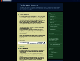 theeuropeandemocrat.blogspot.com screenshot